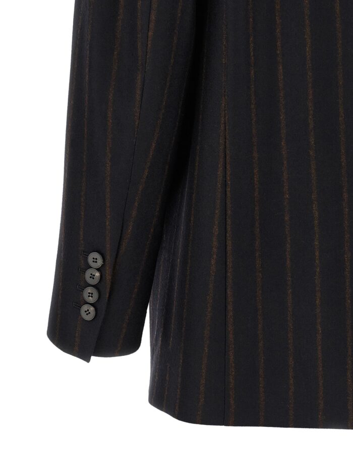 ALBERTO BIANI Pinstripe Flannel Blazer