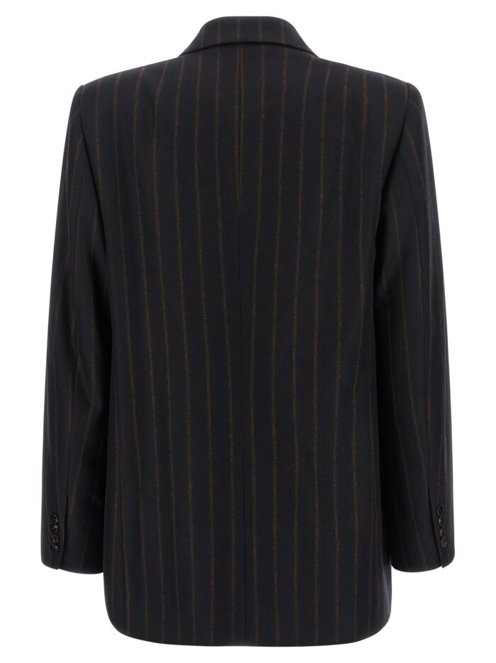 ALBERTO BIANI Pinstripe Flannel Blazer