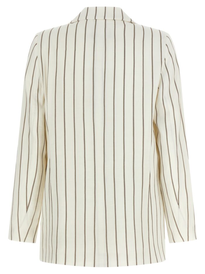 PESERICO Pinstripe Twill Blazer