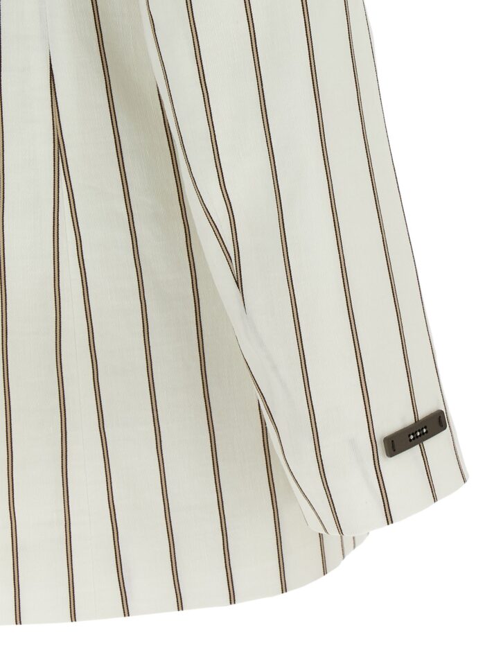 PESERICO Pinstripe Twill Blazer
