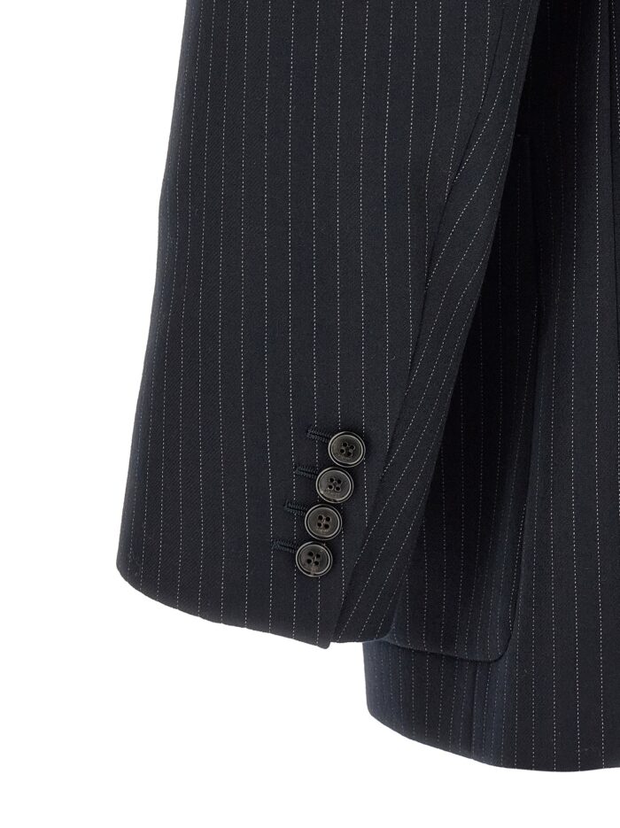 Saint Laurent Pinstriped Double-breasted Blazer