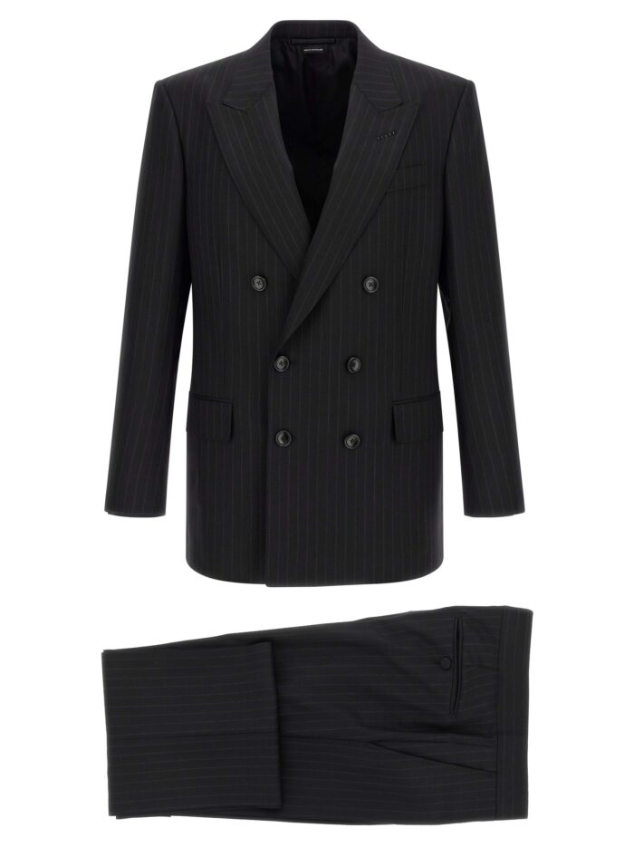 tom ford pinstriped double breasted dress TOM FORD Pinstriped Double-breasted Dress