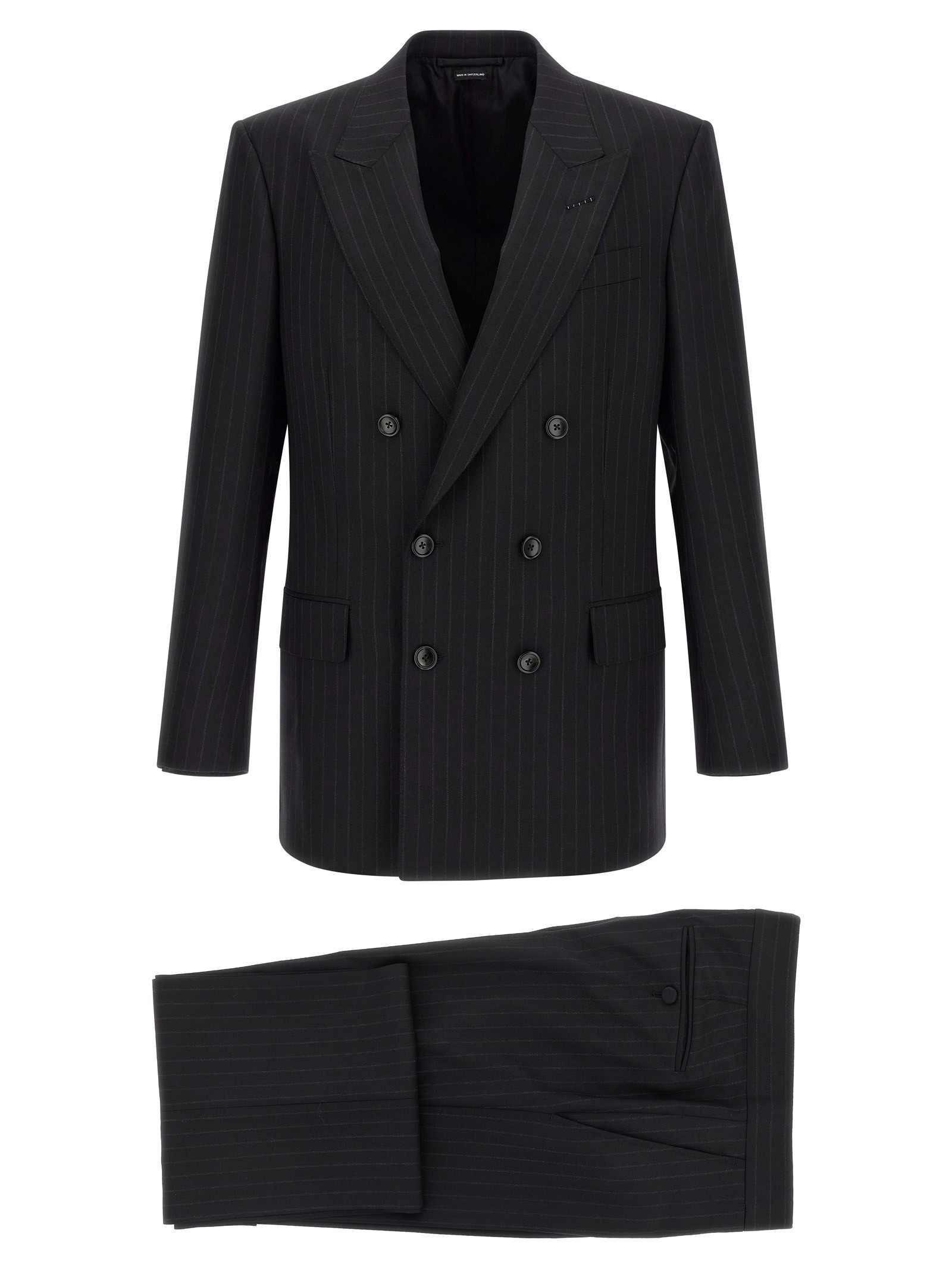 TOM FORD Pinstriped Double-breasted Dress
