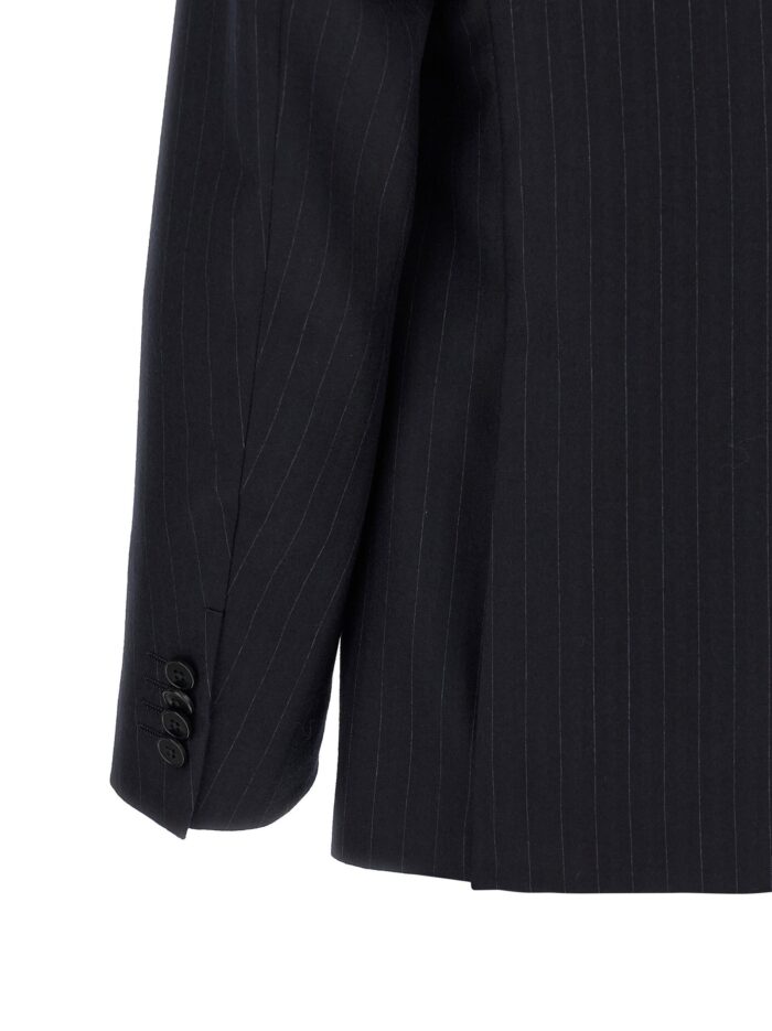 Zegna Pinstriped Flannel Dress