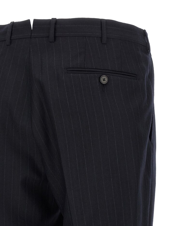 Zegna Pinstriped Flannel Dress