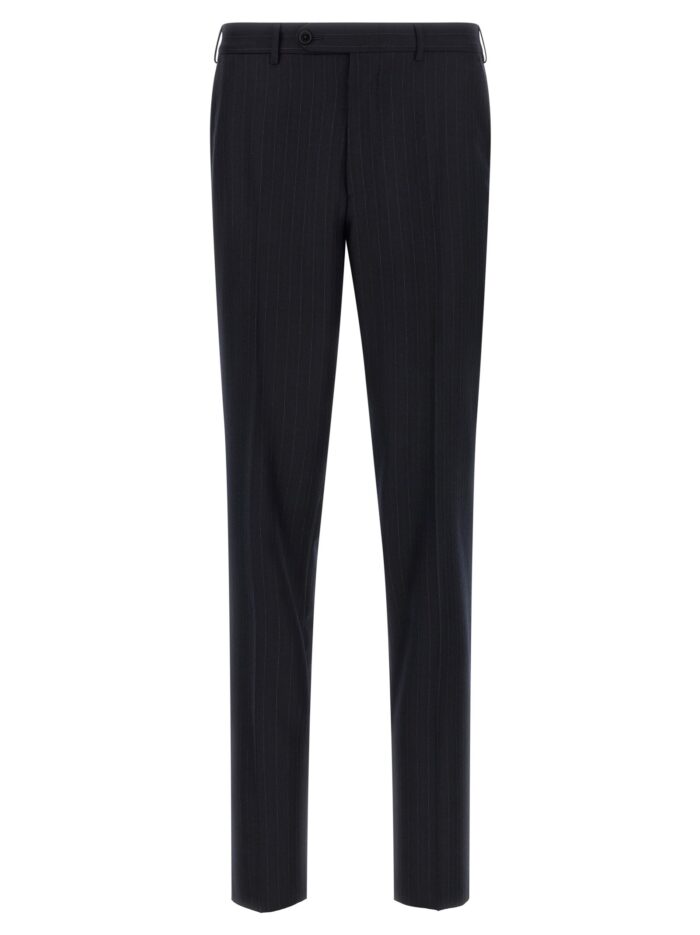 Zegna Pinstriped Flannel Dress