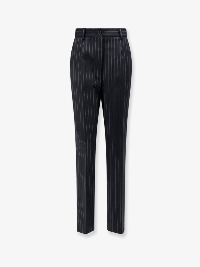 Dolce & Gabbana Pinstriped Stretch Wool Trousers