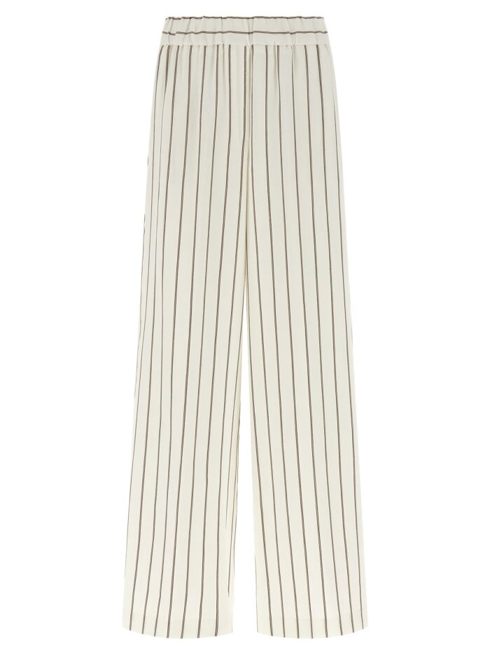 peserico pinstriped twill pants PESERICO Pinstriped Twill Pants