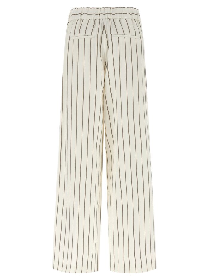 PESERICO Pinstriped Twill Pants