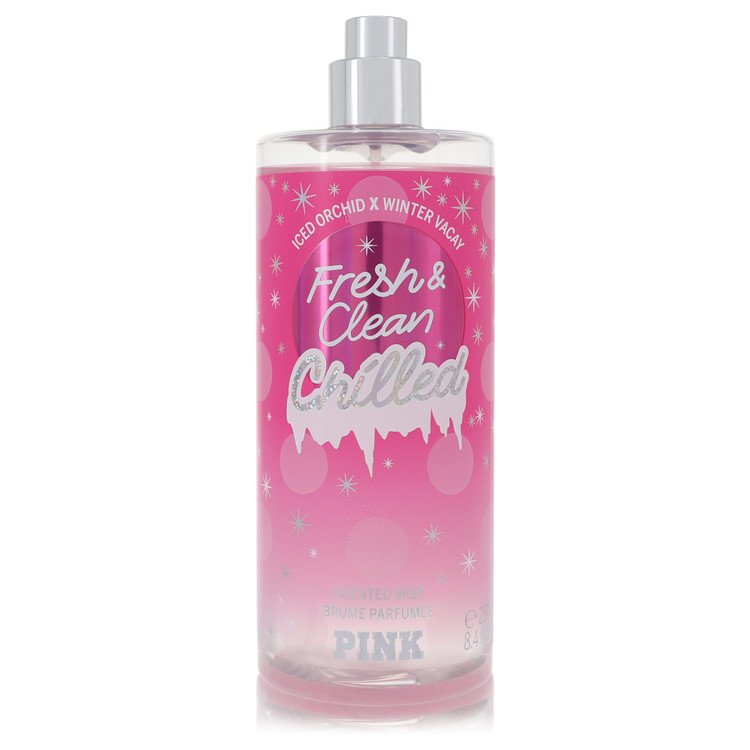 Pink Fresh And Clean Chilled By Victoria's Secret - Body Mist (Tester) 8.4 Oz