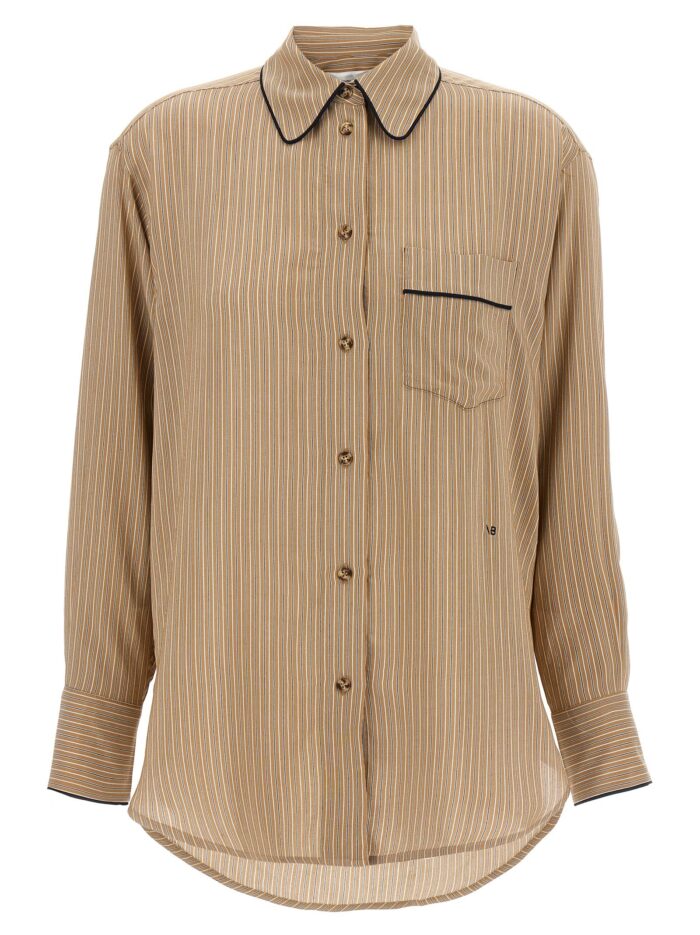 victoria beckham 'piping detail pyjama' shirt Victoria Beckham 'Piping Detail Pyjama' Shirt