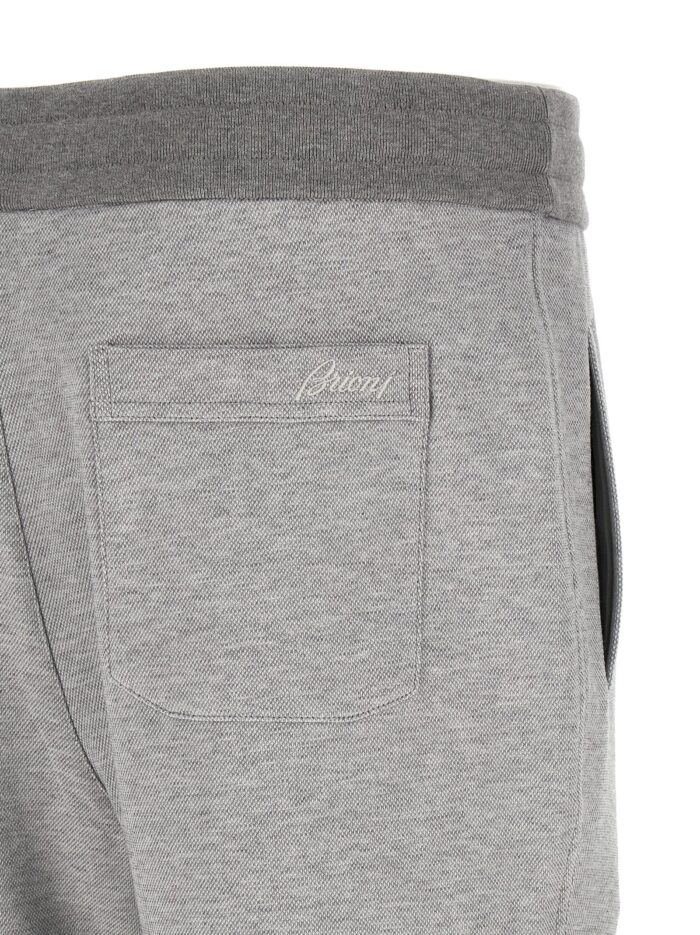 BRIONI Piqué Cotton Joggers