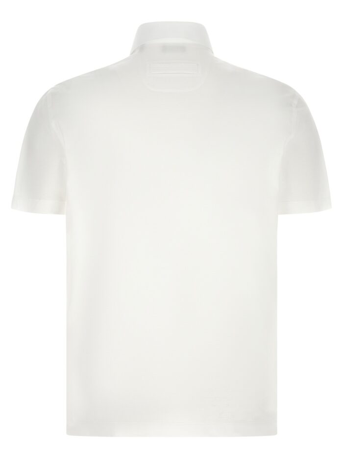 Zegna Piqué Cotton Polo Shirt