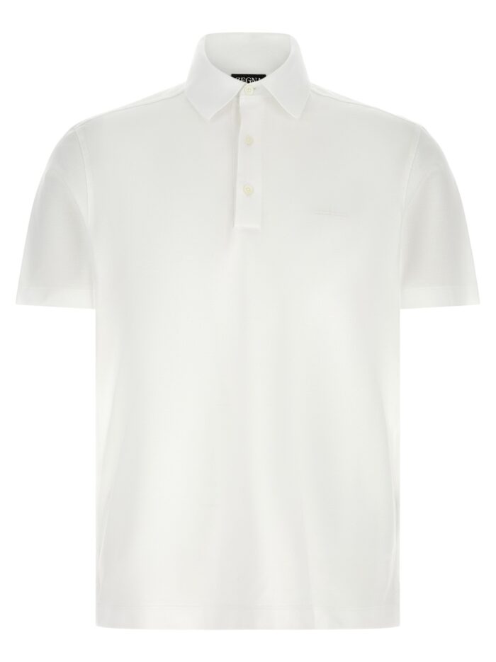 zegna piqué cotton polo shirt Zegna Piqué Cotton Polo Shirt