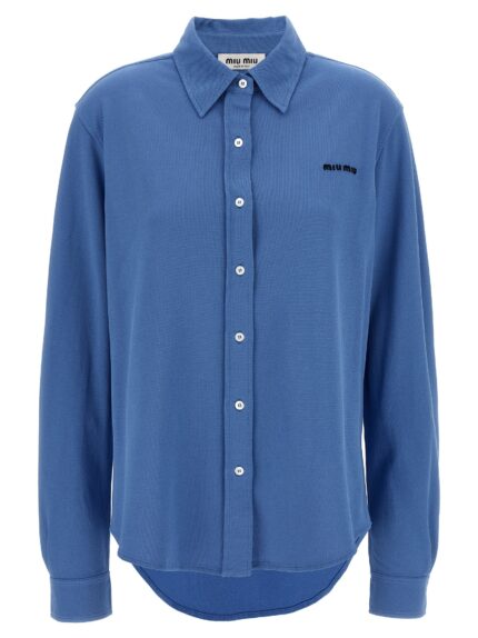Miu Miu Piqué Cotton Shirt