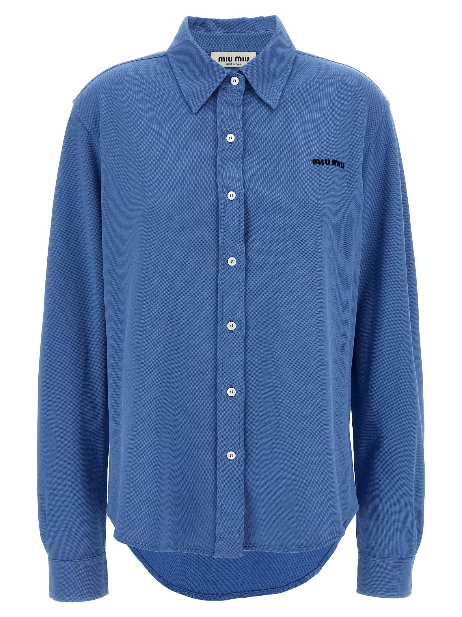 Miu Miu Piqué Cotton Shirt