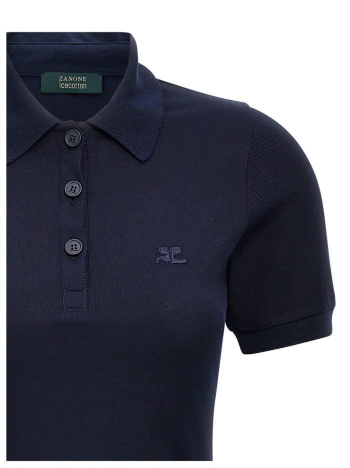 COURREGES Piqué Polo Dress