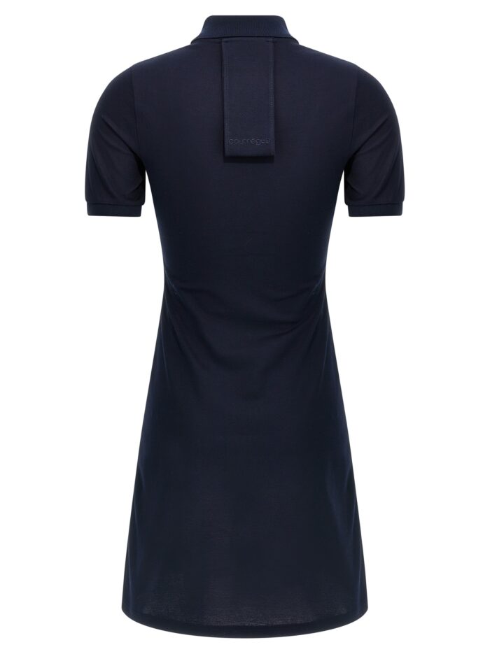 COURREGES Piqué Polo Dress