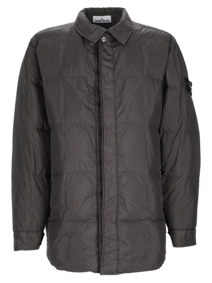 stone island piumino antigoccia con colletto rigido Stone Island Piumino Antigoccia Con Colletto Rigido