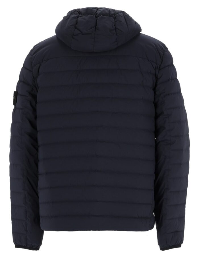 Stone Island PIUMINO CON CAPPUCCIO CON FINITURA ANTIGOCCIA