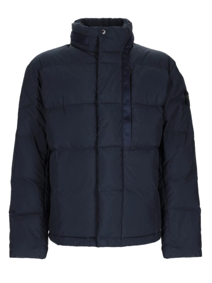 stone island piumino in cotone tecnico Stone Island Piumino In Cotone Tecnico