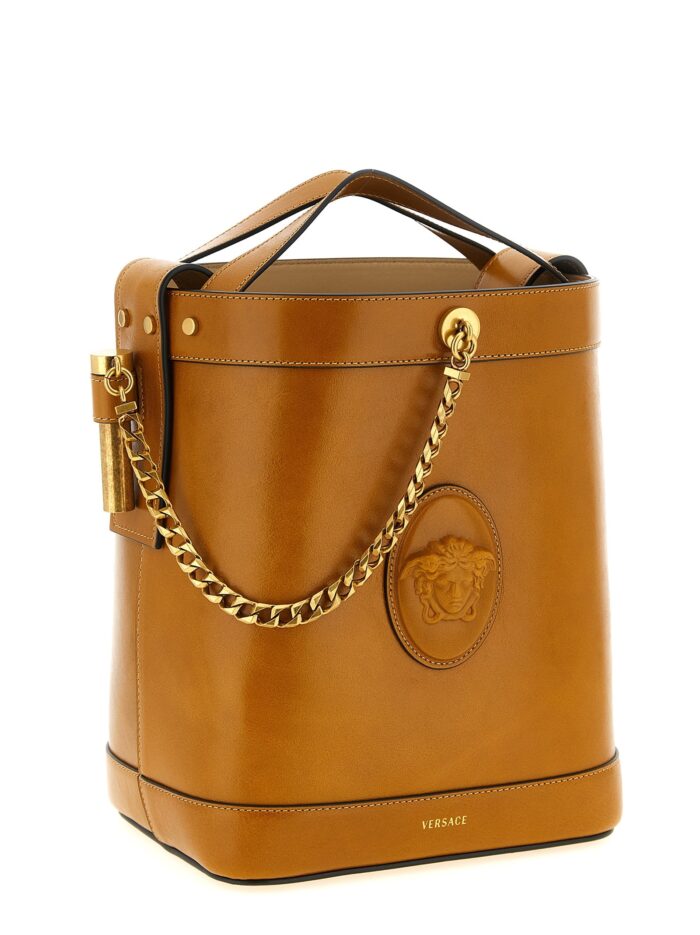Versace 'Pivot' Small Bucket Bag