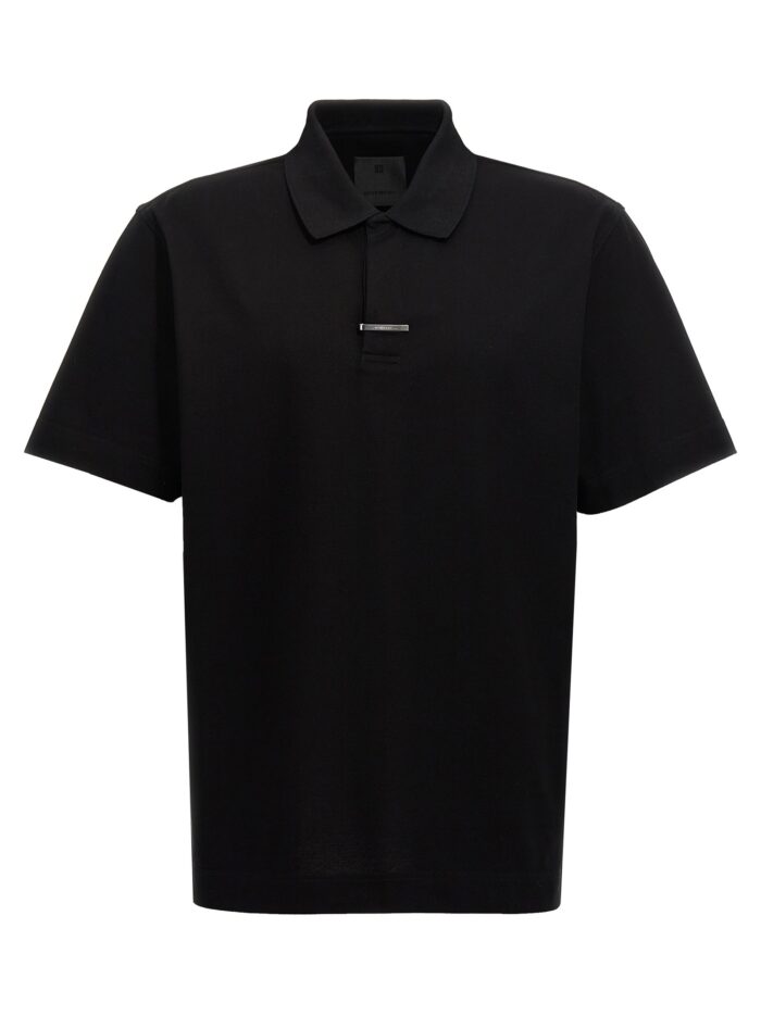 givenchy 'placket' polo shirt Givenchy 'Placket' Polo Shirt