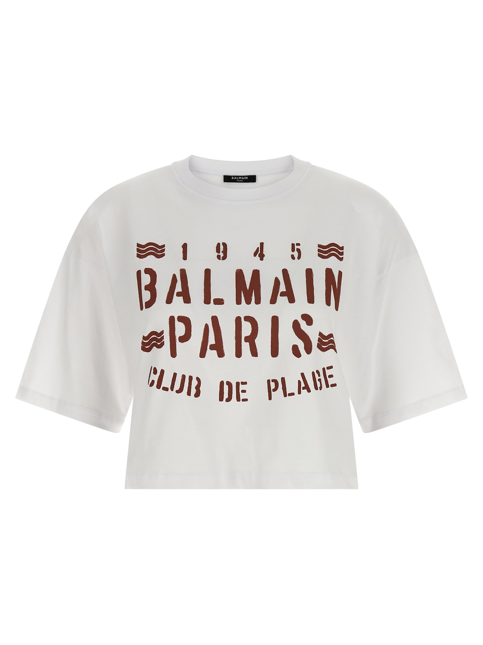 Balmain 'Plage' Print T-shirt