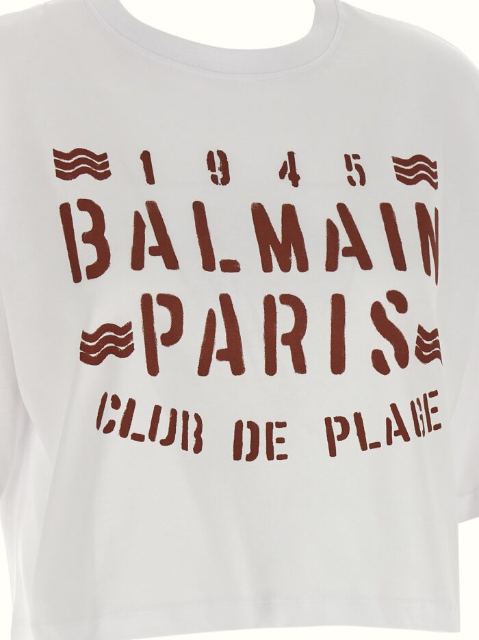Balmain 'Plage' Print T-shirt