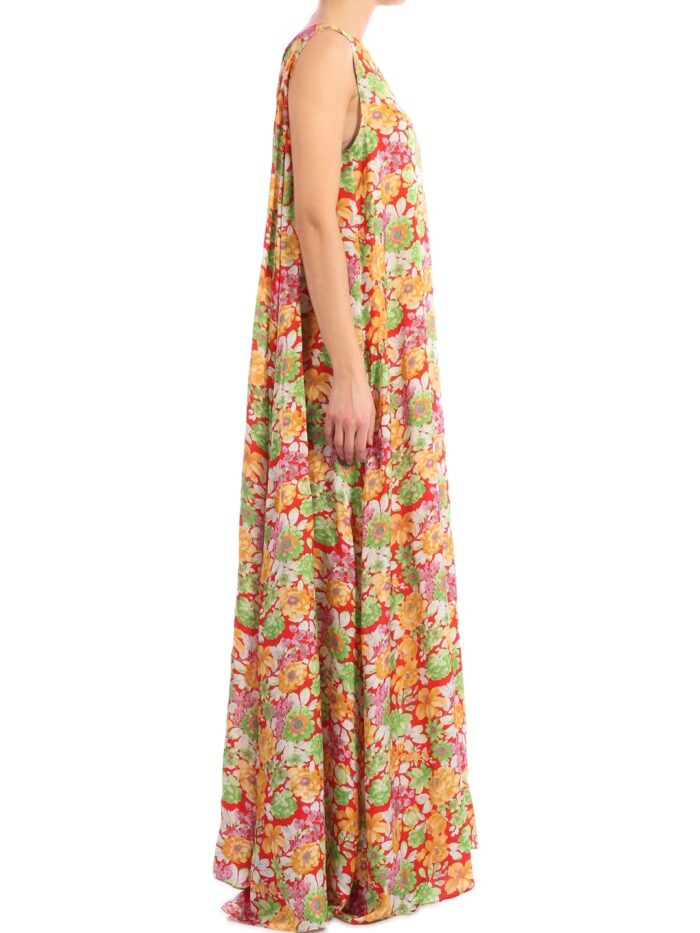 Plan C Floral Print Maxi Dress