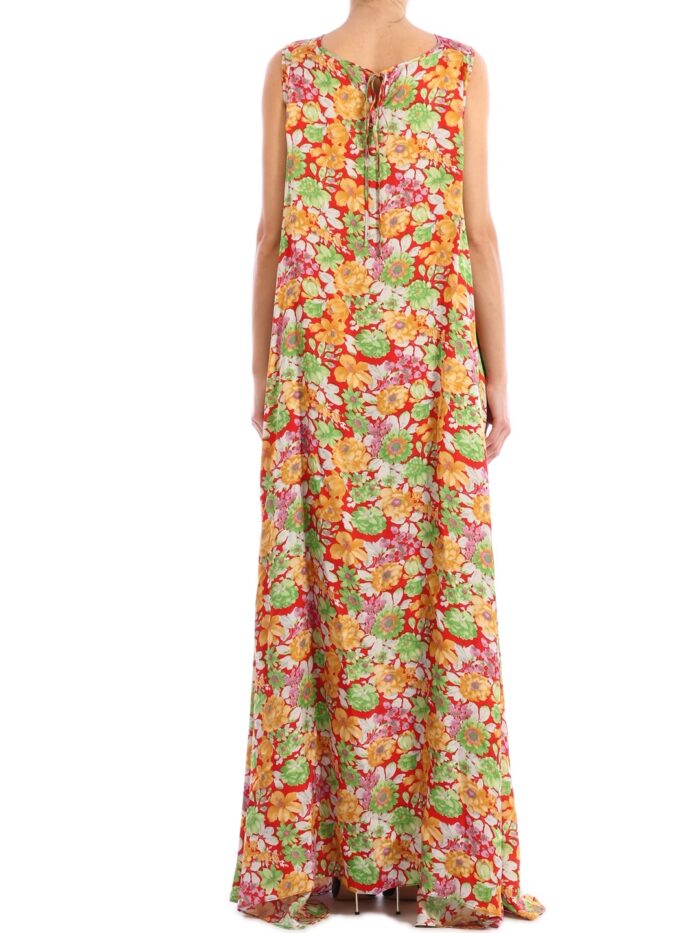 Plan C Floral Print Maxi Dress