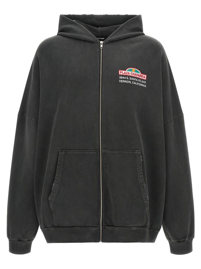 willy chavarria 'plaza chavarria hooligan' sweatshirt WILLY CHAVARRIA 'Plaza Chavarria Hooligan' Sweatshirt