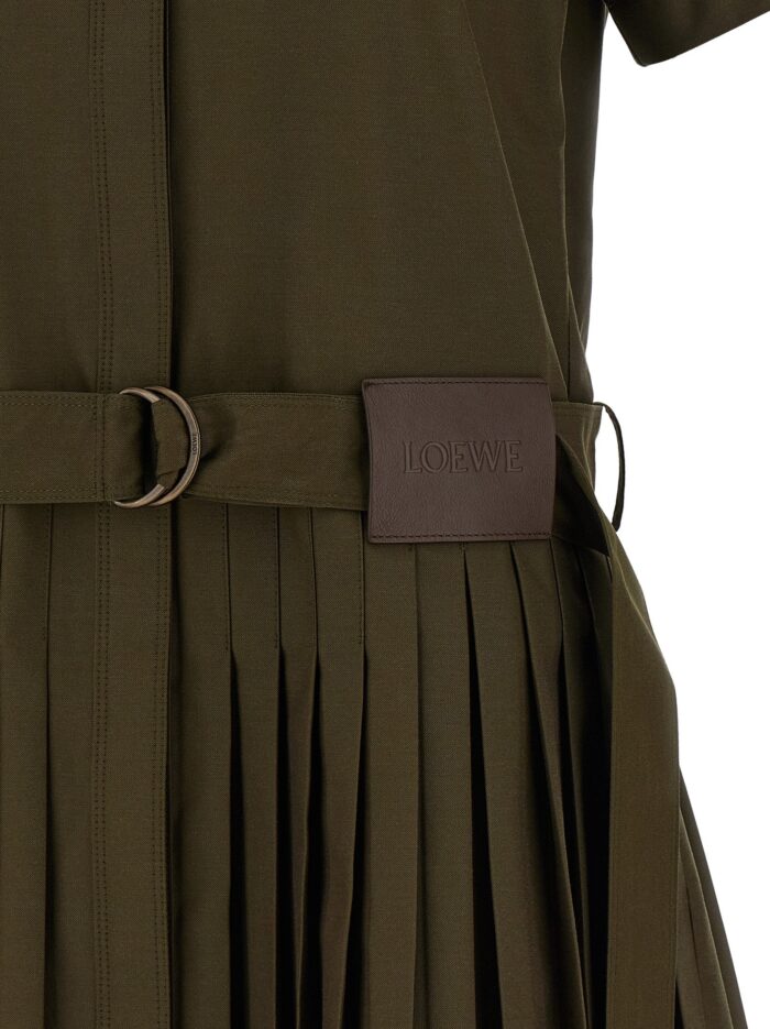 LOEWE Pleated Chemisier Dress