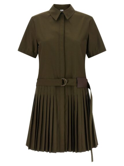 LOEWE Pleated Chemisier Dress