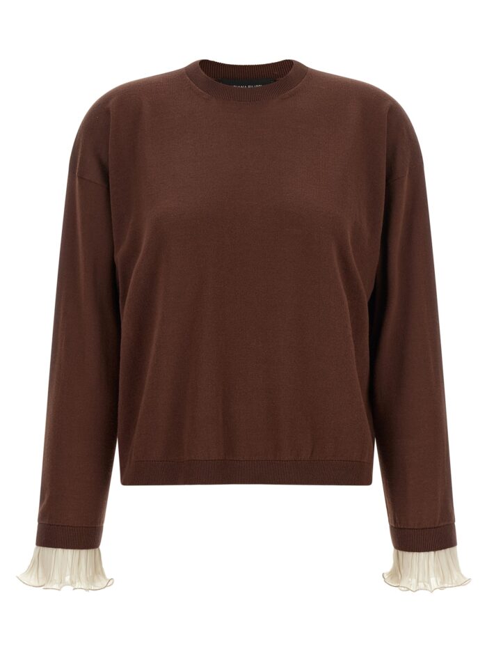 fabiana filippi pleated cuffs sweater Fabiana Filippi Pleated Cuffs Sweater