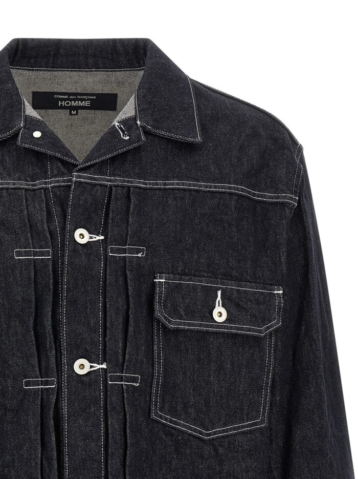 COMME DES GAR?ONS HOMME Pleated Detail Jacket