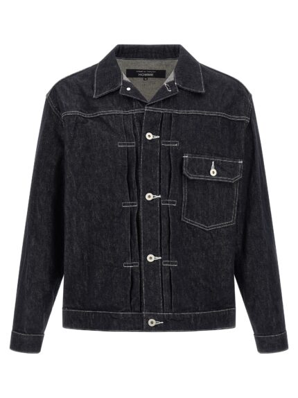 COMME DES GAR?ONS HOMME Pleated Detail Jacket