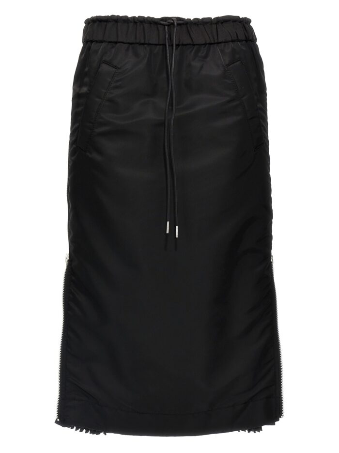 sacai pleated insert skirt SACAI Pleated Insert Skirt