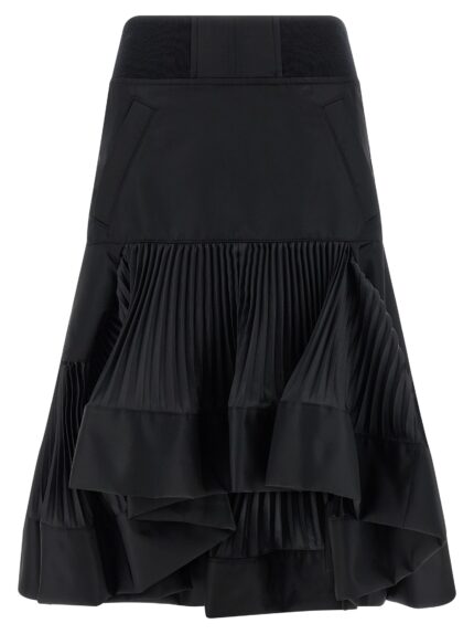 SACAI Pleated Insert Skirt
