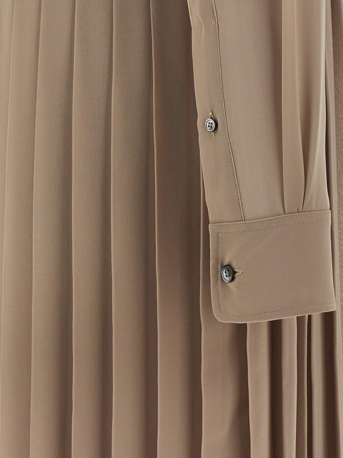 AMI PARIS 'Pleated Midi' Dress