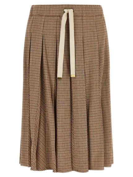 Moncler Pleated Midi Skirt