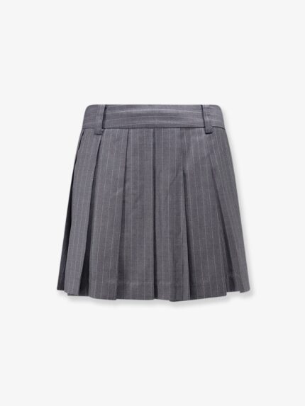 DUNST Pleated Mini Skirt With Shorts