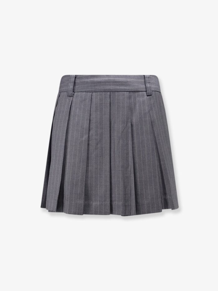 DUNST Pleated Mini Skirt With Shorts