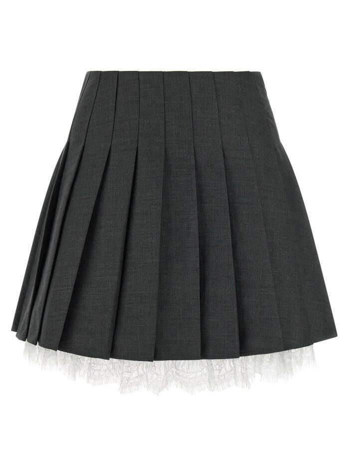 self portrait pleated skirt SELF PORTRAIT Pleated Skirt