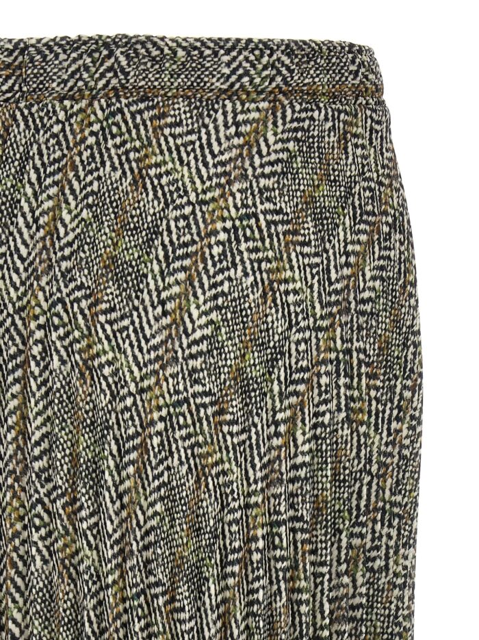 ERMANNO SCERVINO Pleated Skirt With Lace