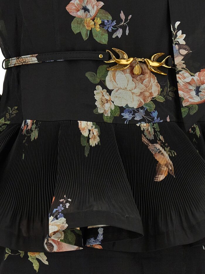 ZIMMERMANN Pleated Sleeved Dress