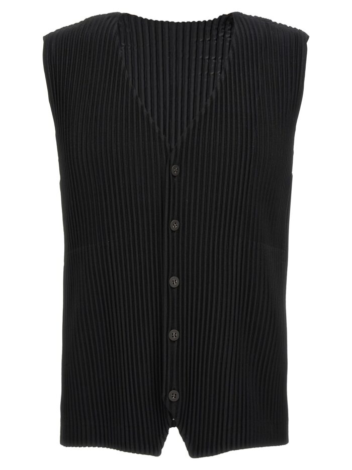 homme plisse' issey miyake pleated vest HOMME PLISSE' ISSEY MIYAKE Pleated Vest