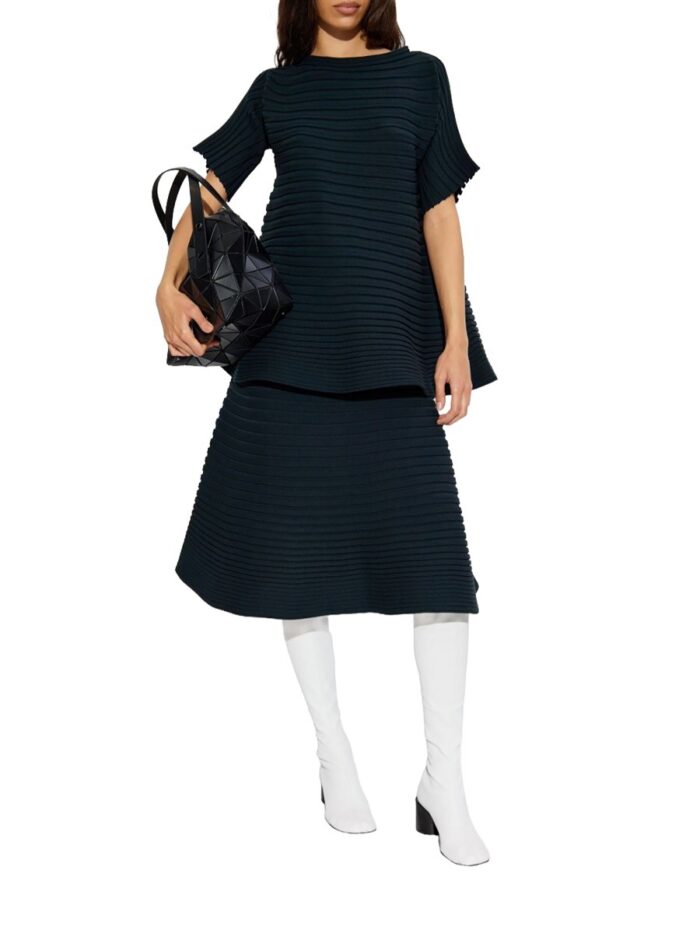 PLEATS PLEASE ISSEY MIYAKE "BOUNCE KNIT" TOP