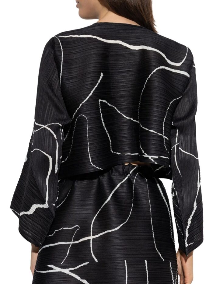 PLEATS PLEASE ISSEY MIYAKE CARDIGAN "PAUSE"