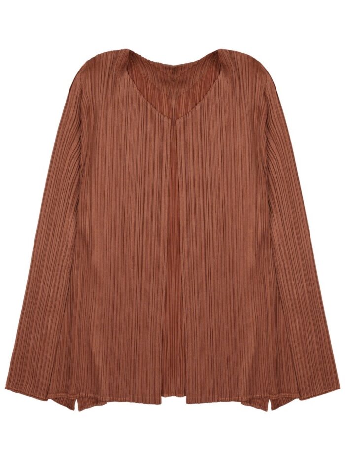 PLEATS PLEASE ISSEY MIYAKE CARDIGAN PLISSETTATO